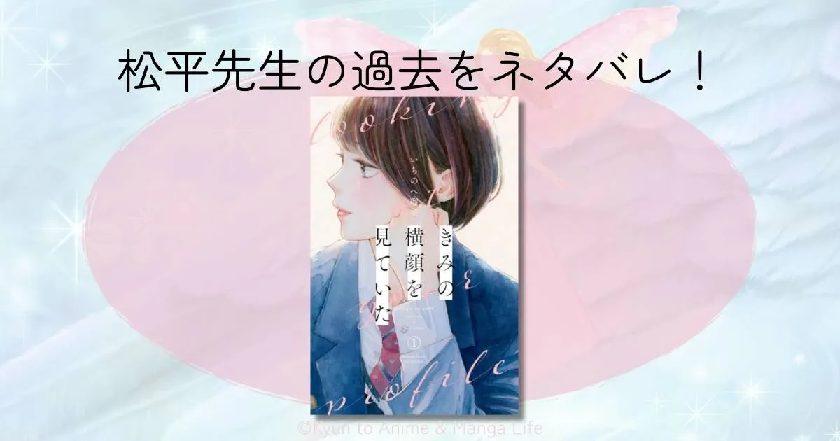 「きみの横顔を見ていた」松平先生の過去をネタバレ！あらすじと4人の結末を考察