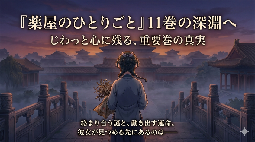 薬屋のひとりごと11巻のあらすじ！壬氏の核心に迫る重要巻