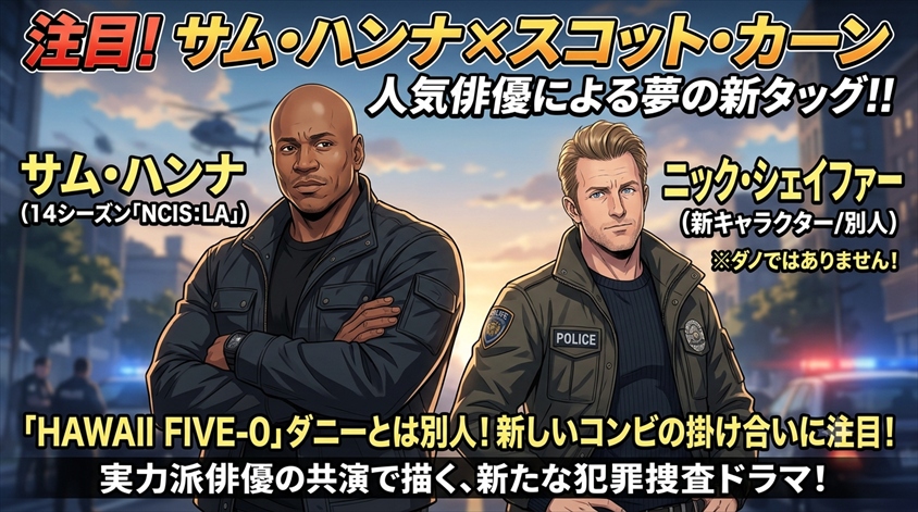 『NCIS: NEW YORK』の主要キャスト一覧